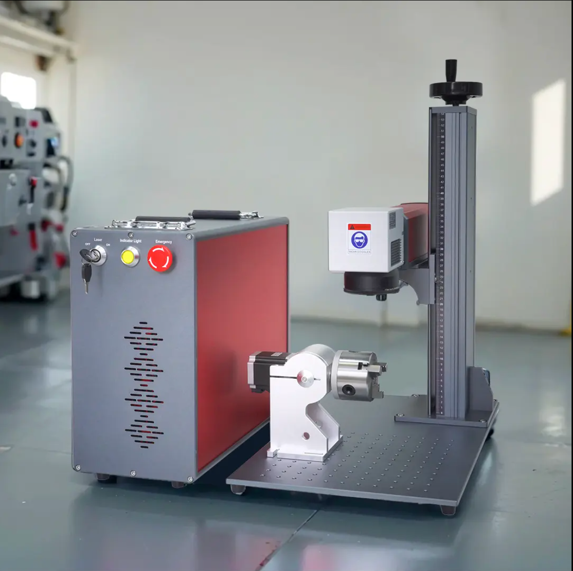 Fiber Laser Marking Machine With Intelligent Detection System